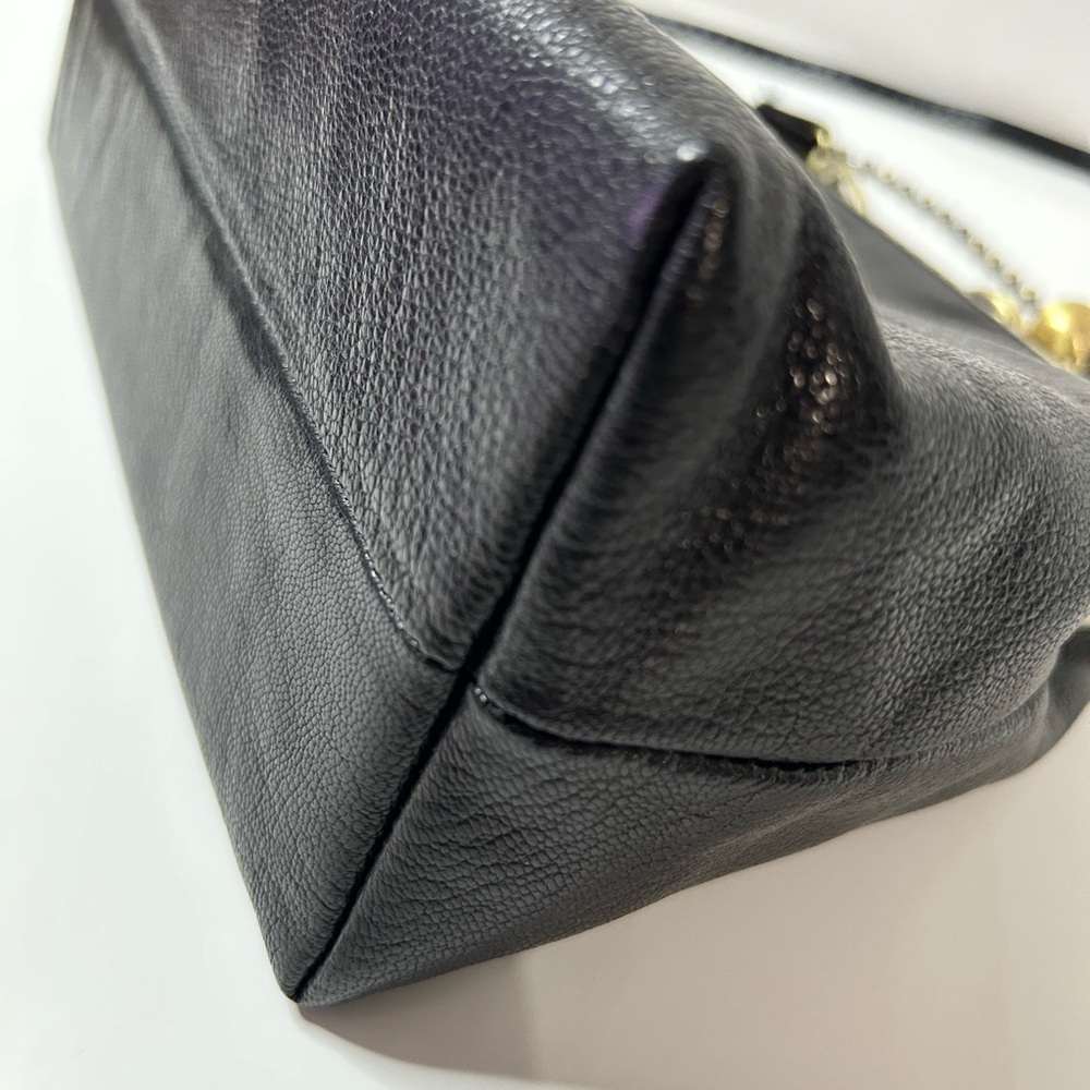 Hobo Amelia Crossbody Micrograin Leather Black NWT - Picture 10 of 13